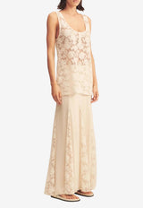 Shona Joy Presley Paneled Maxi Skirt 1255052_CREAM