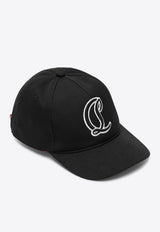 Christian Louboutin CL Mooncrest Logo Baseball Cap Black 1265137CO/S_LOUBO-BK01
