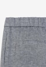 Straight-Leg Tailored Pants