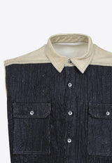 سترة دنيم بأزرار