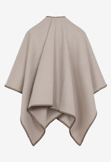 Colomba Logo Wool Cape
