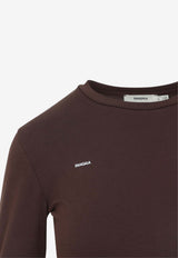 Stamped Logo Long-Sleeved T-shirt