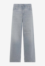 Vast Cut Washed Jeans