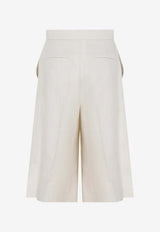 Linen Bermuda Tailored Shorts