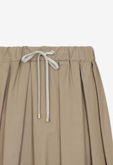 Pineta Popeline Midi Skirt