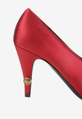 90 Medusa Satin Pumps