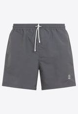 Logo Print Swim Shorts