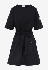 Belted Mini T-shirt Dress