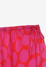 Samila Polka Dots Midi Skirt