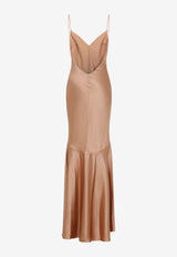 Satin Maxi Dress