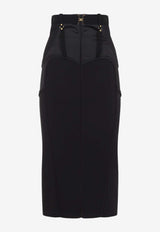 Bondage High-Waist Pencil Skirt