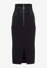Bondage High-Waist Pencil Skirt