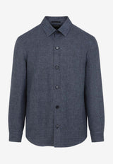 Cashmere Blend Long-Sleeved Shirt