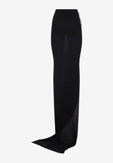 Edfu Asymmetric Maxi Skirt