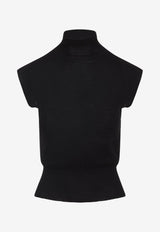 Turtleneck Sleeveless Top