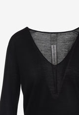 V-neck Wool Sweater