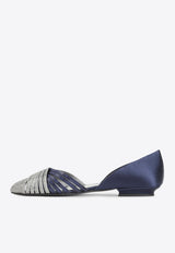 Crystal-Embellished Ballet Flats