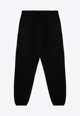 Fear Of God Essentials Logo Print Track Pants Black 130BT242020F/P_FEARE-BLK