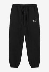 Fear Of God Essentials Logo Patch Track Pants Black 130SP255850FW/R_FEARE-JB