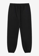Fear Of God Essentials Logo Patch Track Pants Black 130SP255850FW/R_FEARE-JB
