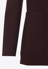 Single-Breasted Wool Blazer