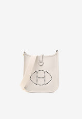 Evelyne TPM in New White Taurillon Clemence Amazone with Gold Hardware