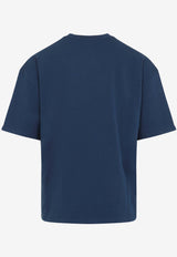 Amiri Varsity Oversized Crewneck T-shirt Blue