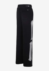 Amiri Bones Oversized Track Pants Black