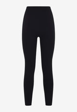 Wolford Slash Elastic-Waist Leggings Black