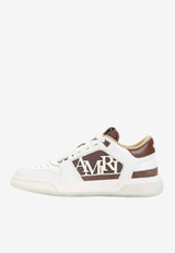 Amiri Leather Low-Top Sneakers with Logo Multicolor
