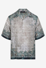 Amiri Bandana-Print Bowling Shirt Multicolor