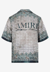 Amiri Bandana-Print Bowling Shirt Multicolor