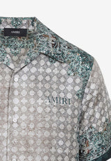 Amiri Bandana-Print Bowling Shirt Multicolor