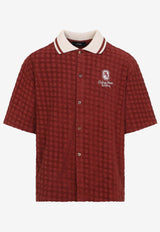 Amiri Chateau Shirt with Embroidered-Logo Red