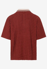 Amiri Chateau Shirt with Embroidered-Logo Red