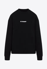 Logo-Print Long-Sleeved Sweatshirt