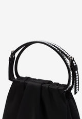 Vittoria Crystal-Embellished Top Handle Bag