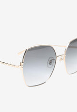 Ice Cube Hexagonal Sunglasses