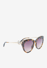Cat-Eye Acetate Sunglasses