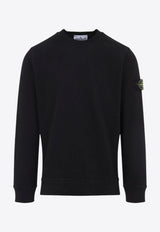Logo-Patch Pullover Sweatshirt
