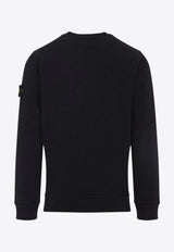 Logo-Patch Pullover Sweatshirt