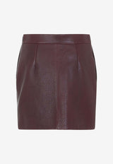 Leather Mini Skirt