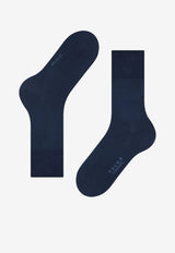 FALKE Firenze Ribbed Socks Navy 14684_NAVY