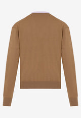 Layered Virgin Wool Sweater