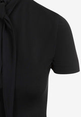 فستان بطبقات بطول منتصف الساق