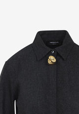 Long-Sleeved Wool Shirt
