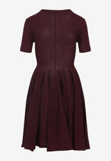 Skater Mini Dress in Wool