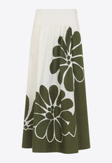 Palermo Printed Midi Skirt