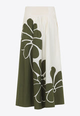 Palermo Printed Midi Skirt