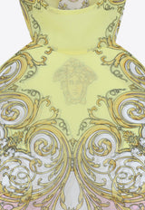 Printed Cover-Up Foulard Top